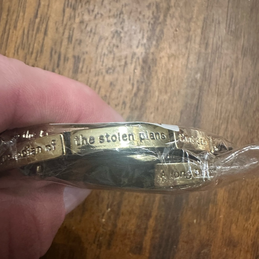 Star Wars A new hope crawl leather wrap Bracelet NWT - Picture 7 of 7
